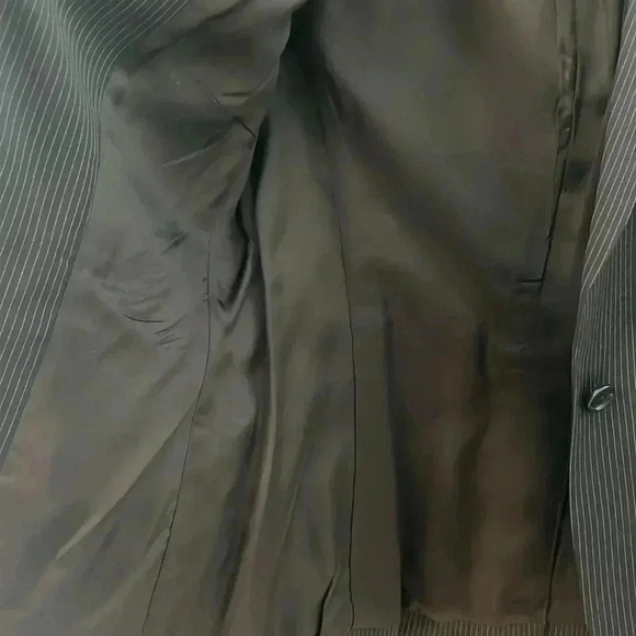 [4P]Brooks Brother Blue Pinstripe Wool  Blazer Jacket - Picture 7 of 15